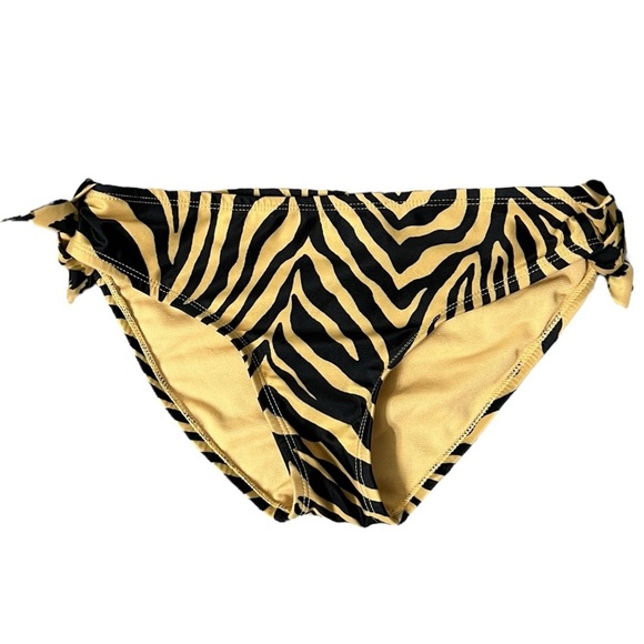 Breaking Waves Kids Swimwear Set in Black and Tan Animal Print - Picture 2 of 10
